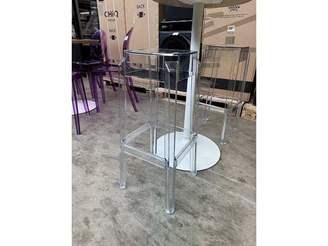 Statafel met 2x design kruk - afbeelding 2 van  5