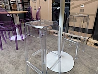 Statafel met 2x design kruk - afbeelding 3 van  5