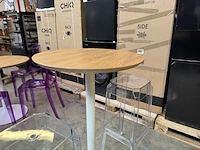 Statafel met 2x design kruk - afbeelding 4 van  5