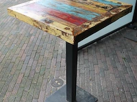 Statafel met afmeting 70 x 75 cm. - afbeelding 2 van  3