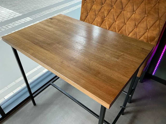 Statafel met eiken blad - afbeelding 3 van  3