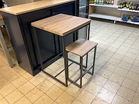 Statafel met kruk - afbeelding 1 van  5