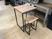 Statafel met kruk - afbeelding 1 van  7