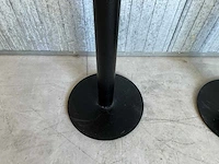 Statafel met messing rand ø 60 cm (2x) - afbeelding 2 van  4