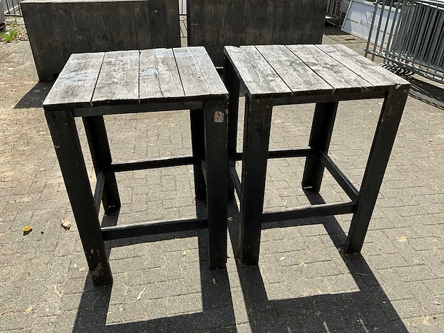 Statafels (2x) - afbeelding 1 van  8
