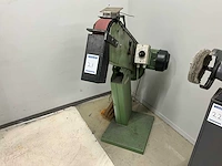 Stationaire bandschuurmachine met afzuigmotor en stofzak - afbeelding 2 van  6