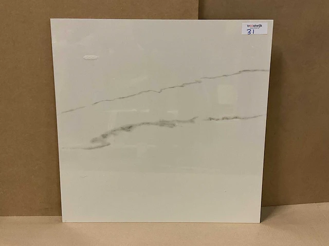 Statuario gepolijst 60x60 cm tegel 54 m² - afbeelding 3 van  3