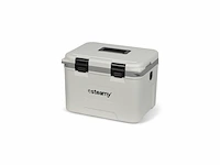 Steamy marine 21 middelgrote koelbox inclusief verdeelwand en inlegbakje 21 liter wit - afbeelding 3 van  4