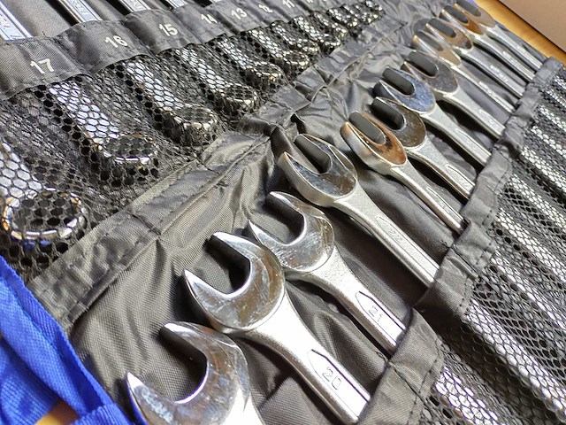 Steek- en ringsleutel 25 delig - afbeelding 3 van  5