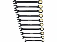 Steek- ringratelsleutel set 10-delig - afbeelding 2 van  5