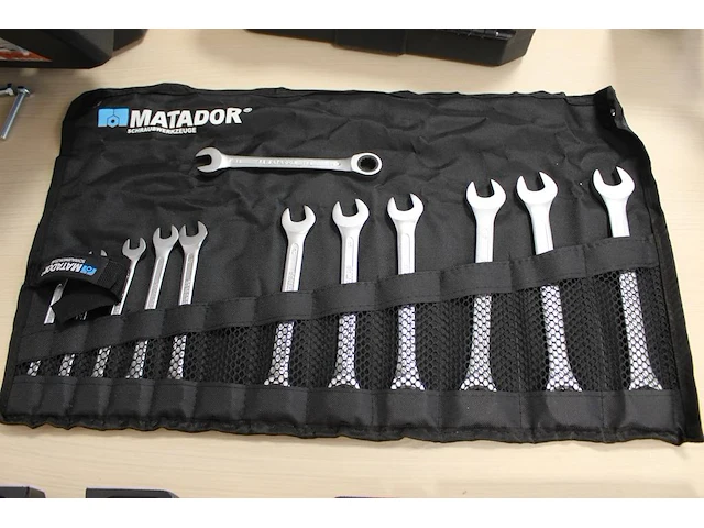 Steek/ratelsleutelset matador - afbeelding 1 van  2