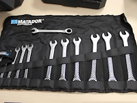 Steek/ratelsleutelset matador - afbeelding 1 van  2