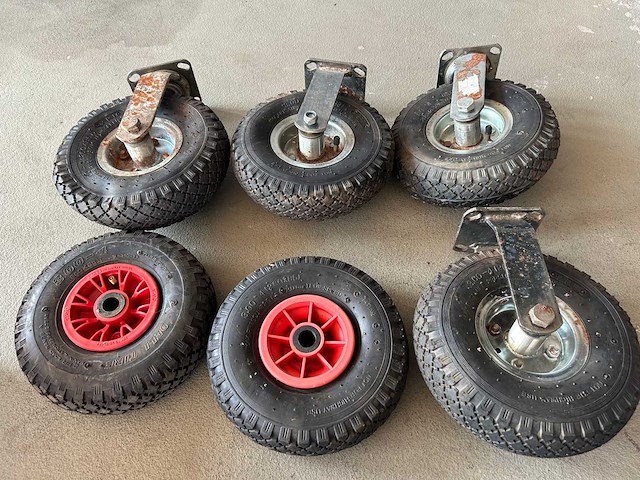 Steekwagenwiel (6x) - afbeelding 2 van  2