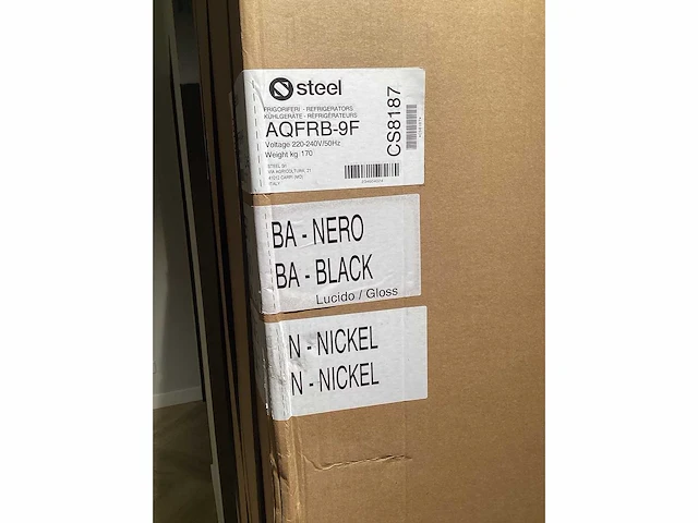 Steel aqfrb-9f amerikaanse koelkast - afbeelding 5 van  6
