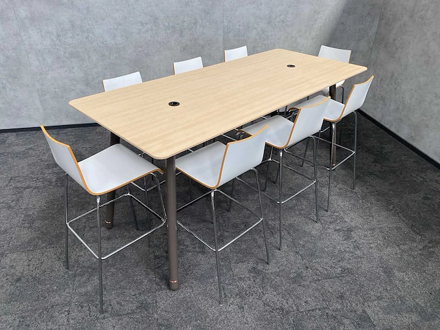 Steelcase - 8 persoons barset 215x92 - afbeelding 10 van  18