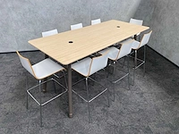 Steelcase - 8 persoons barset 215x92 - afbeelding 10 van  18