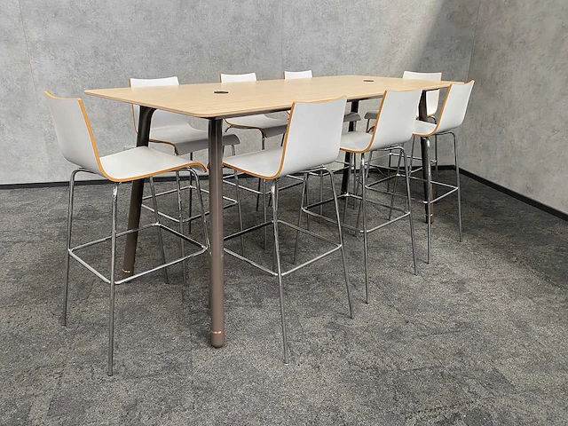 Steelcase - 8 persoons barset 215x92 - afbeelding 11 van  18