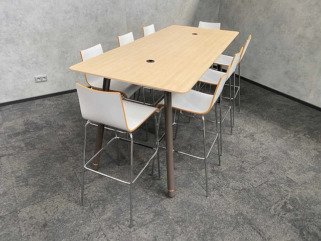 Steelcase - 8 persoons barset 215x92 - afbeelding 12 van  18