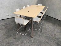 Steelcase - 8 persoons barset 215x92 - afbeelding 12 van  18