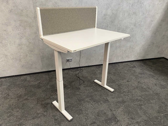 Steelcase - elektrisch zit-sta bureau 120x80 - taupe - afbeelding 1 van  18