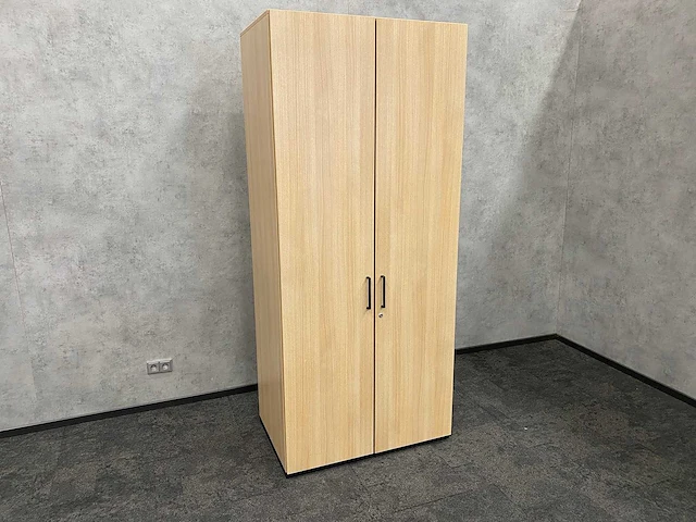 Steelcase - houten 2-deurs kast - afbeelding 7 van  14