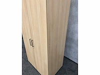 Steelcase - houten 2-deurs kast - afbeelding 12 van  14