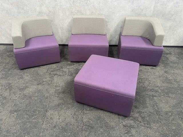 Steelcase - modulaire design sofa - 4-delig - afbeelding 5 van  13