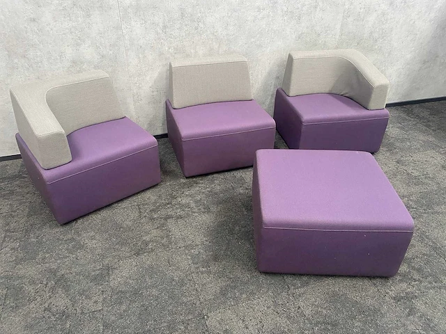 Steelcase - modulaire design sofa - 4-delig - afbeelding 11 van  13