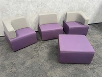 Steelcase - modulaire design sofa - 4-delig - afbeelding 11 van  13