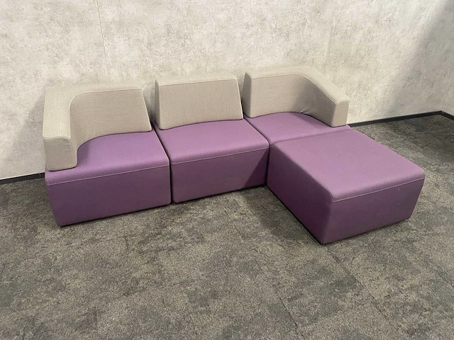 Steelcase - modulaire design sofa - 4-delig - afbeelding 12 van  13