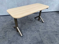 Steelcase flex - elektrisch zit-sta bureau 140x60 - taupe - afbeelding 8 van  18