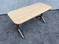 Steelcase flex - elektrisch zit-sta bureau 140x60 - taupe - afbeelding 9 van  18