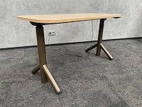 Steelcase flex - elektrisch zit-sta bureau 140x60 - taupe - afbeelding 11 van  18