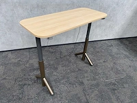 Steelcase flex - elektrisch zit-sta bureau 140x60 - taupe - afbeelding 12 van  18