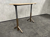 Steelcase flex - elektrisch zit-sta bureau 140x60 - taupe - afbeelding 14 van  18