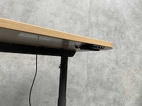 Steelcase flex - elektrisch zit-sta bureau 140x80 - groen - afbeelding 2 van  12