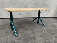 Steelcase flex - elektrisch zit-sta bureau 140x80 - groen - afbeelding 5 van  12