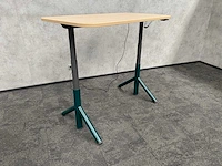 Steelcase flex - elektrisch zit-sta bureau 140x80 - groen - afbeelding 8 van  12