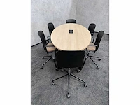 Steelcase/ gispen - 6p conferentieset 210x100 - afbeelding 9 van  25