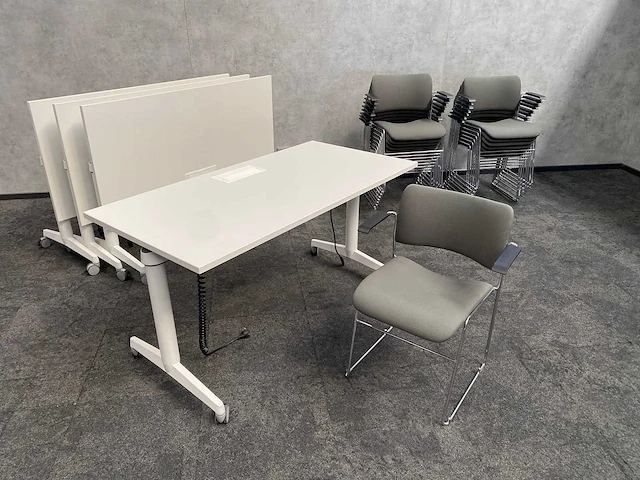 Steelcase/ howe - mobiele nestelbare vergaderset - 16 personen - afbeelding 1 van  31