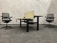 Steelcase/ interstuhl - complete duo werkplek 160x80 - afbeelding 2 van  27