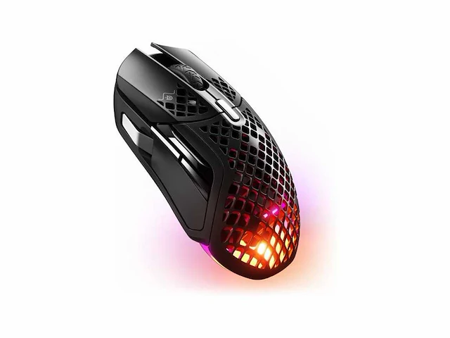 Steelseries aerox 5 - draadloze gaming muis - zwart - afbeelding 1 van  2