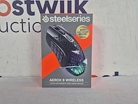Steelseries aerox 9 - draadloze gaming muis - zwart - afbeelding 2 van  2