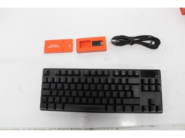 Steelseries apex pro tkl wireless hyper magnetic gaming toetsenbord tkl voor esports aanpasbare activering bluetooth 24 ghz usbc azerty - afbeelding 4 van  4