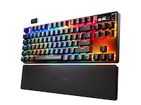 Steelseries apex pro tkl wireless hyper magnetic gamingtoetsenbord bluetooth 2,4 ghz usbc azerty - afbeelding 2 van  4