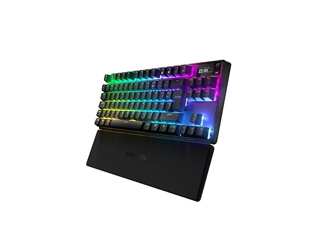 Steelseries apex pro tkl wireless hypermagnetic-gamingtoetsenbord aanpasbare activering bluetooth 24 ghz usb-c azerty - afbeelding 1 van  4