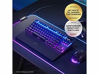 Steelseries apex pro tkl wireless hypermagnetic gamingtoetsenbord bluetooth 24 ghz usb-c azerty - afbeelding 4 van  4