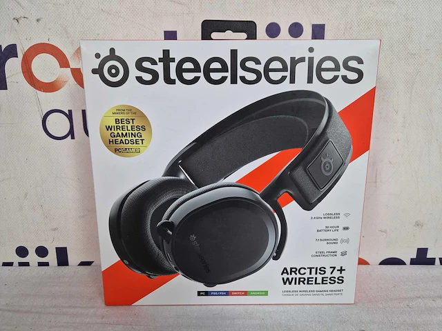 Steelseries arctis 7+ - zwart - afbeelding 2 van  2