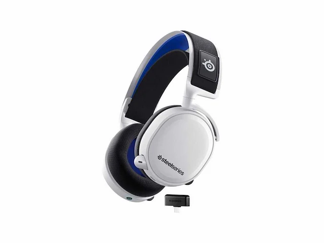 Steelseries arctis 7p+ draadloze game headset - wit - afbeelding 1 van  2