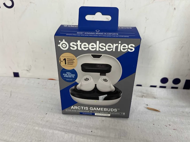 Steelseries arctis gamebuds - (ps5/pc) oordopjes wit - afbeelding 2 van  2